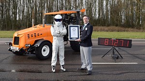 Fast farming: The Stig set a Guinness World Record for fastest tractor