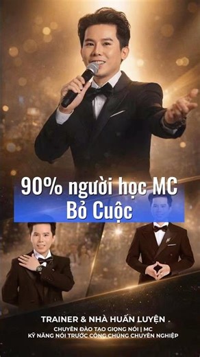 90% người học MC thất bại vì điều này | Cách nói tự tin trước đám đông