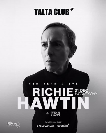 RICHIE HAWTIN brings NYE to YALTA CLUB on December 31. The pioneering artist, DJ and producer returns to Sofia to close the year with a journey through pure, precision-built techno. From his groundbreaking Plastikman performances to the conceptual ENTER. experience in Ibiza, Richie Hawtin has redefined the boundaries of electronic music and live performance. For years, Richie Hawtin has been a true friend of YALTA CLUB. Every set under our dome has been a dialogue between artist and crowd, betwe