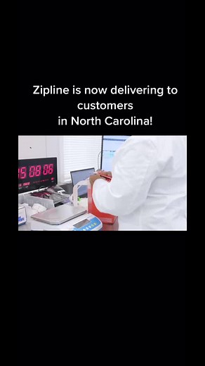 Zipline flies the longest, most complex drone delivery network in the U.S. ✈️ learn more at FlyZipline.com! #dronedelivery #Zipline #tech #Sustainability #ecofriendly #NorthCarolina #NC #Charlotte #ConcordNC