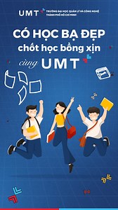 📢 XÉT HỌC BẠ – CHỐT HỌC BỔNG TOÀN KHÓA LÊN TỚI 100 TRIỆU ĐỒNG TẠI UMT Học bạ là “tấm vé” giúp học sinh nhận học bổng giá trị, giảm áp lực tài chính và giảm cả áp lực thi cử sắp tới. Năm 2025, thí sinh có thể ứng tuyển học bổng bằng điểm học bạ với 4 cách linh hoạt. Chỉ cần đạt 1 trong 4 điều kiện sau, là có thể tự tin nộp hồ sơ và có cơ hội nhận học bổng toàn khóa lên đến 100 triệu đồng của Nhà UMT nhé: ✅Cách 1: Tổng điểm trung bình 5 học kỳ (HK1 HK2 lớp 10; HK1 HK2 lớp 11; HK1 lớp 12) ≥ 21 điể