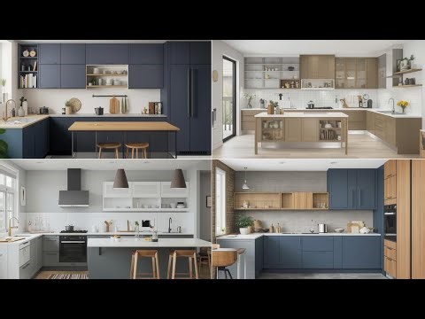 Latest modular kitchen designs 2025/Kitchen cabinet colours/Modern Kitchen Colour interior designs