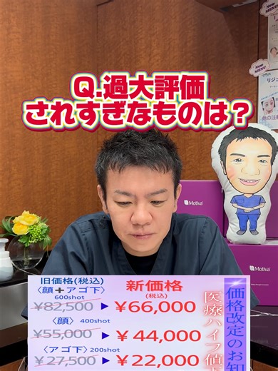 過大評価されすぎなものは？ #過大評価 #アンチエイジング #新宿中西クリニック #質問 #種類