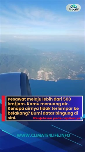 Mengapa Air di Pesawat Tidak Terlempar?