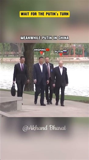 TRUMP’S CHAIR WAS LOWER…...?PUTIN’S CHAIR WAS EQUAL. 👀