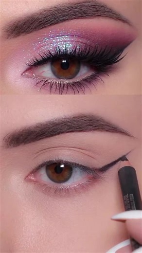 Sparkly Smokey Eye Makeup Tutorial