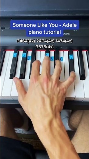 SOMEONE LIKE YOU PIANO TUTORIAL