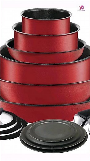 T-fal Ingenio 13 Piece Induction Stackable, Removable Handle Nonstick Cookware Set