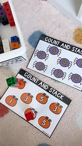 2.1K views | October Activity Tubs This resource contains 15 different activity tubs that you can use for independent practice, partner work, or small group work! There is minimal printing involved, and you can use a manipulatives you have in your classroom! Link in Bio | Apples and ABC's | Facebook