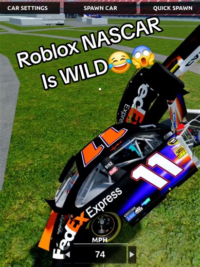 Roblox NASCAR is INSANE #nascar #roblox #pummutalladega #racing #nascarcrash