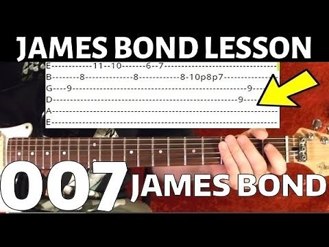 007 James Bond Theme - Guitar Lesson WITH TABS