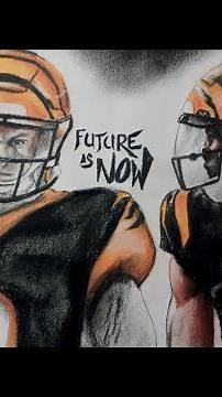 Joe Burrow and Jamarr Chase: Bengals Future is Now! How to Draw: Super bowl Edition