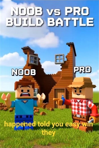 NOOB vs PRO Build Battle in Roblox! 🔥