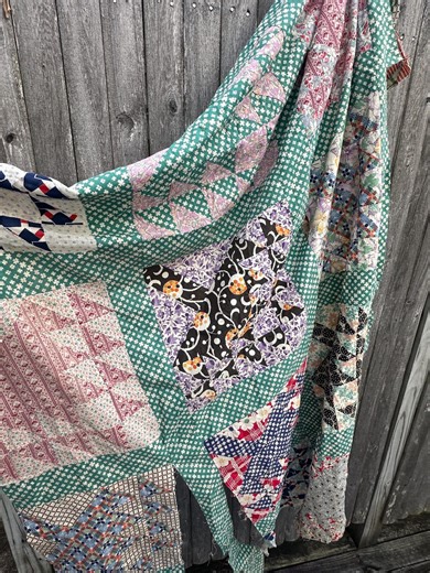 Vintage 1940s Quilt Blocks - 23 Beauties Filled With Classic 30s & 40s Fabrics - Quilt Top - Etsy