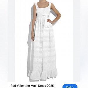 Red Valentino GaravaniLong sequin dress women’s glitter dress