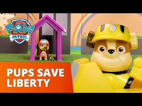 PAW Patrol Rescue LIBERTY the NEW PUP! 🐶 PAW Patrol Toy Pretend Play Rescue for Kids