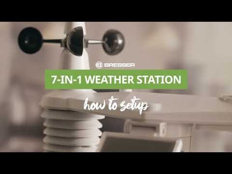 How to setup the BRESSER Wi-Fi HD TFT Professional Weather Station and connect with WeatherCloud