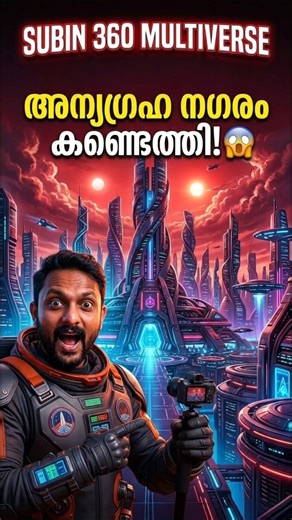 അന്യഗ്രഹ നഗരത്തിൽ കടന്നു! 😱 Alien City Entry Malayalam #malayalamshorts #aishorts #aiscifi