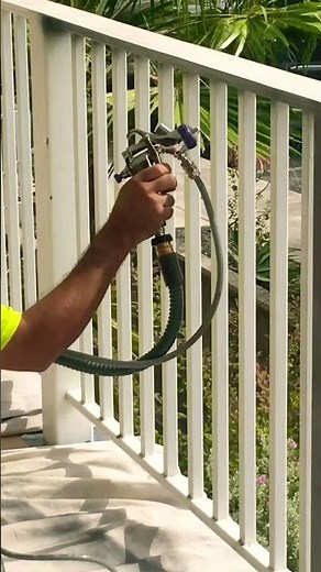 The Easiest Way to Paint Iron Railing USING @FujiSpray
