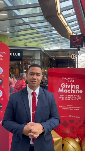 It’s official!!! The giving machines have landed and we’re excited to participate this Christmas season. Giving machine has teamed up with some amazing charities. Stop on by to Sylvia Park amongst all the Christmas shopping and spend a moment to love as He would! Bring a friend, your youth & your family to participate in the season of giving and tag our stake pages and @givingmachineakl so we can share this light ✨✨✨ | Penrose Stake News Hub