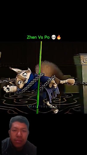 Po Vs Zhen 💀😱 Kung Fu panda #Po​ #edit​ #shorts​ #animation​