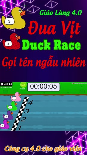 Duck Race - Hướng Dẫn Chi Tiết Đua Vịt Dành Cho Học Sinh