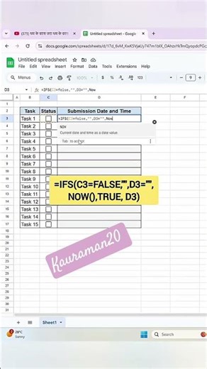Automatically Add Date & Time Stamp in Google Sheets| Simple Trick You Must Know