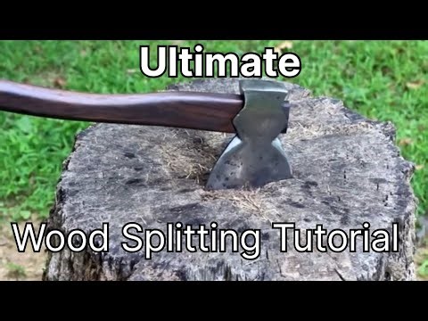 The Best Wood Splitting Tutorial! - How to Split Big Rounds, Logs, and Firewood