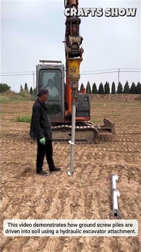 Screw Pile Installation 🚜