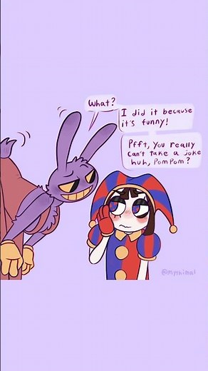 Jax Teases Pomni!😳😏The Amazing Digital Circus Comic Dub