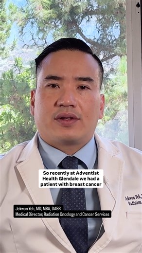 One of our patients started experiencing left-sided paralysis after breast cancer spread to her brain. Using stereotactic radiation therapy at Adventist Health Glendale’s cancer center, oncologists targeted three large brain tumors with precision. Within three weeks, her weakness resolved and without surgery, she was walking again. Learn more about breast cancer care at ahlink.org/3TfRQTR. | Adventist Health