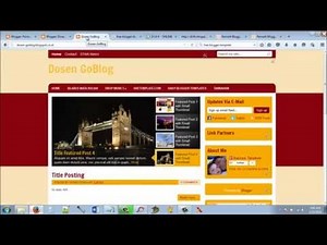 Cara Membuat Blog Yang Keren | How To