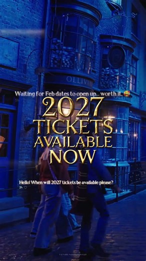 2027 tickets are available now! ✨