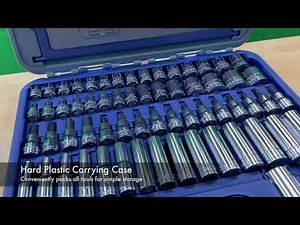 Blue-Point 77pcs 3/8" Drive Socket Set