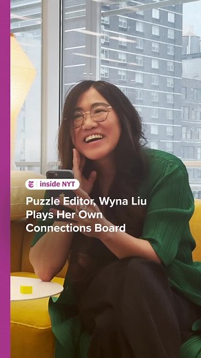 How’d you do on Connections today? Watch Puzzle Editor Wyna Liu play her own Connections board 👀 #connections #nytgames #playthrough