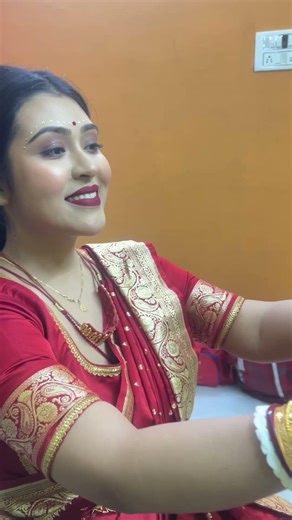 Happy bride ❤️ #makeup #bridelmakup #bengaliwedding #kolkataartist