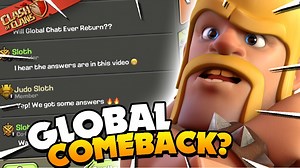 Answers to whether Global Chat will come back to Clash of Clans! Global Chat was a very popular feature in CoC which was removed in 2019. Many players have discussed why it was removed and if it should be reinstated but we received specific answers from Supercell as well as a task to feedback to them the aspects of Global Chat that we enjoyed in Clash of Clans. This is so they can look to bring back parts of Global Chat whilst protecting players. You can watch the full interview of the Town Hall