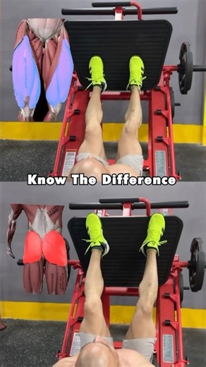 "Leg Press Showdown: Horizontal vs. Vertical Machines!"#shorts #fitness #motivation