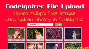 Upload Multiple Files and Images in CodeIgniter - CodexWorld