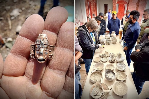 Accusations fly after an influencer unearths ancient Mixtec treasures in Oaxaca