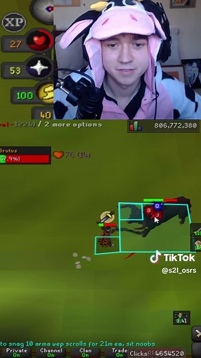 Defeating Cow Boss with Locator Orb in OSRS