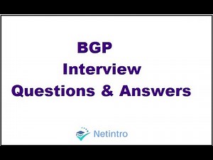 BGP Interview Questions and Answers
