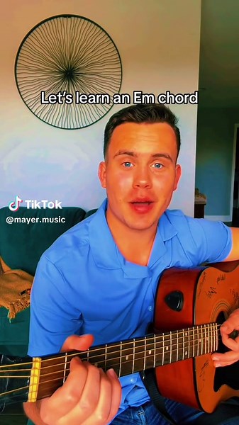 How to play an Em Chord! #guitar #music #eminor #fyp #foryou #foryoupage #viral #guitarlesson