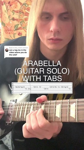 Explosive Guitar Solo Cover of Arabella by Arctic Monkeys