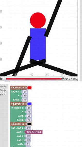 Blockly Games Movie Level 4