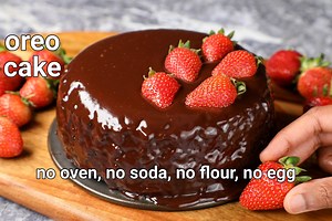 oreo chocolate cake recipe | no oven, no flour, no soda chocolate cake