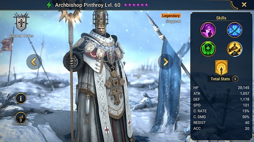 Archbishop Pinthroy - HellHades - Raid Shadow Legends