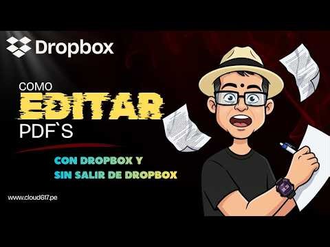 Como Editar, Modificar, Reorganizar, Añadir imágenes y firmar Documentos #pdf con ‪@Dropbox‬