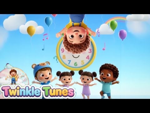 Tick Tock Time Song ⏰ | Learn the Clock for Kids @twinkletunes_devikabhatt #learningforkids