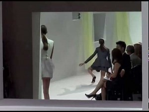 Model falls down + Major Wardrobe malfunction at Dior Spring/Summer 2013